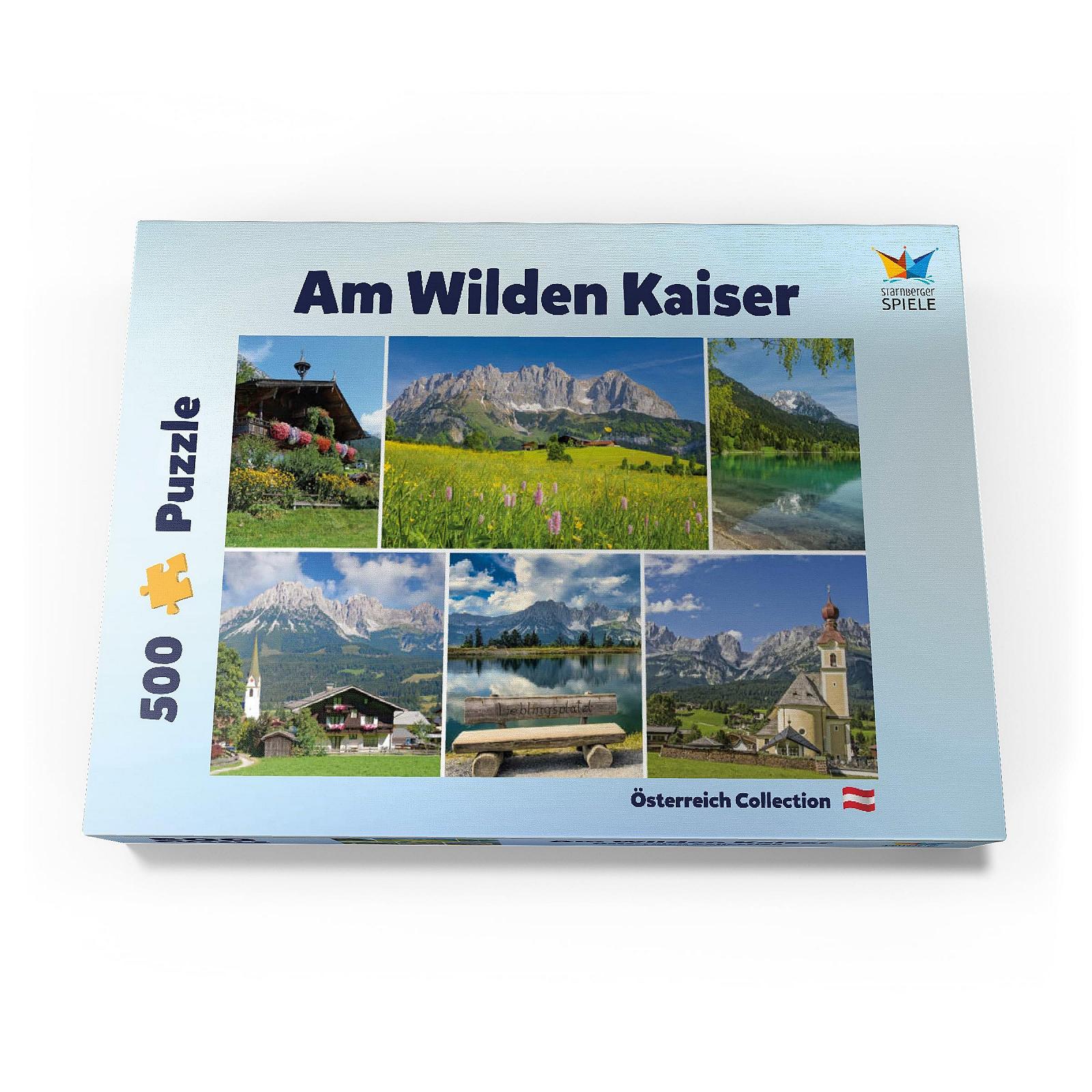 Пазл Starnberger Spiele MyPuzzle Special Collection Am Wilden Kaiser: Ellmau, Scheffau und Going in Tyrol 500 элементов, фото №4