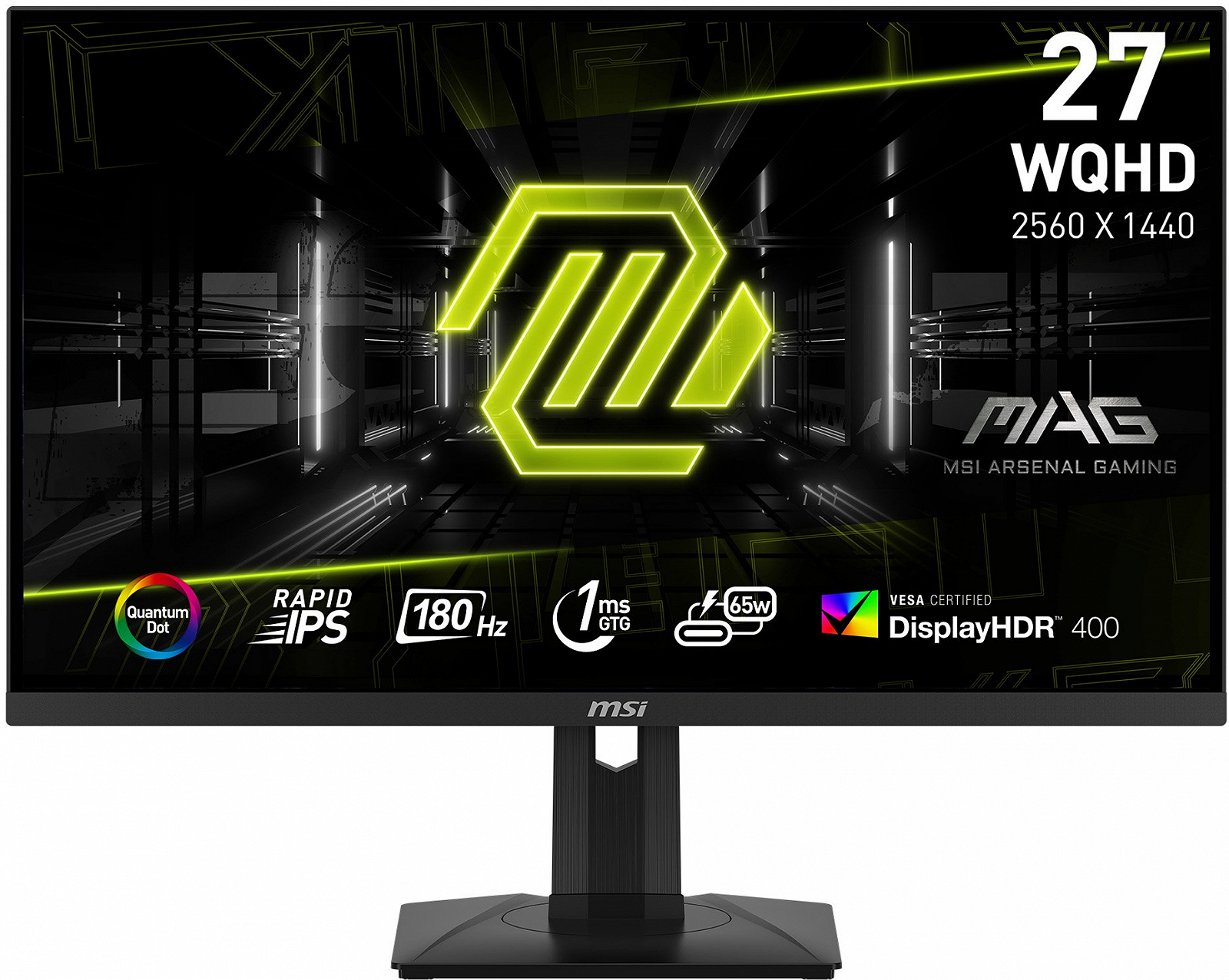 Монітор 27" MSI MAG 274QRF QD E2 2K IPS 180 Гц, фото №1