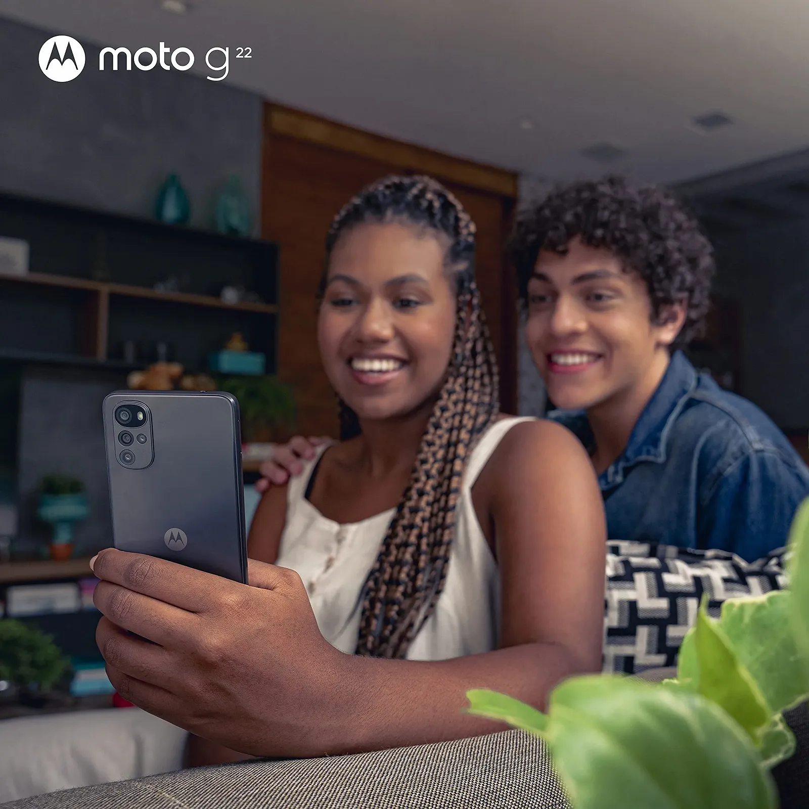 Смартфон Motorola Moto G22 6.5" HD+ 50MP 4/64GB 5000mAh Android 12 Cosmic Black з автомобільним адаптером, фото №4