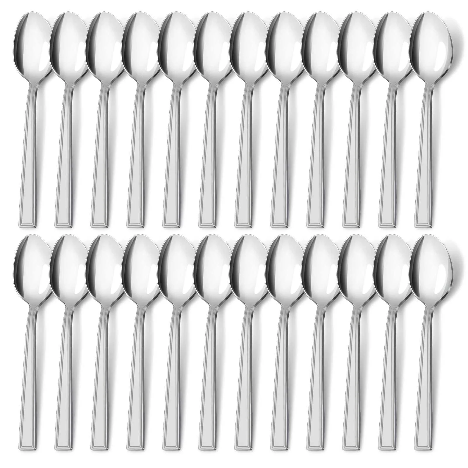 Ложка Hunnycook Супова з нержавіючої сталі Набір 24 шт 19.2 см, фото №1 Ложка Hunnycook Супова з нержавіючої сталі Набір 24 шт 19.2 см, фото №1