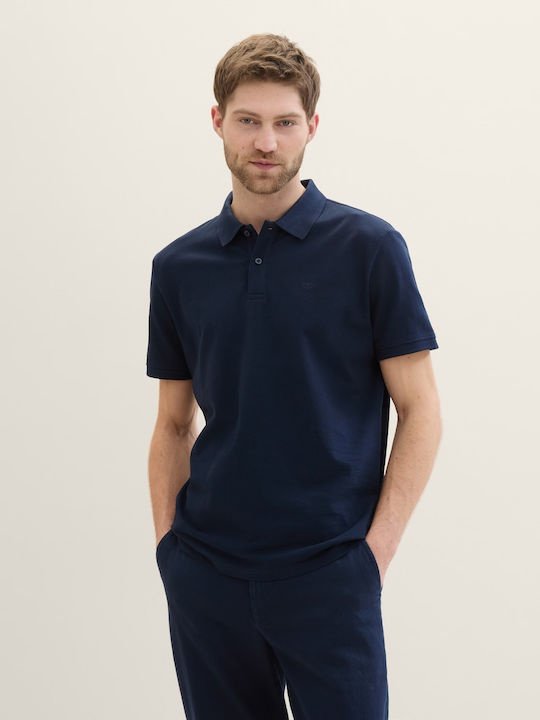Поло Basic Polo 1031006ХХ10302 Tom Tailor Темно-синій S, фото №1