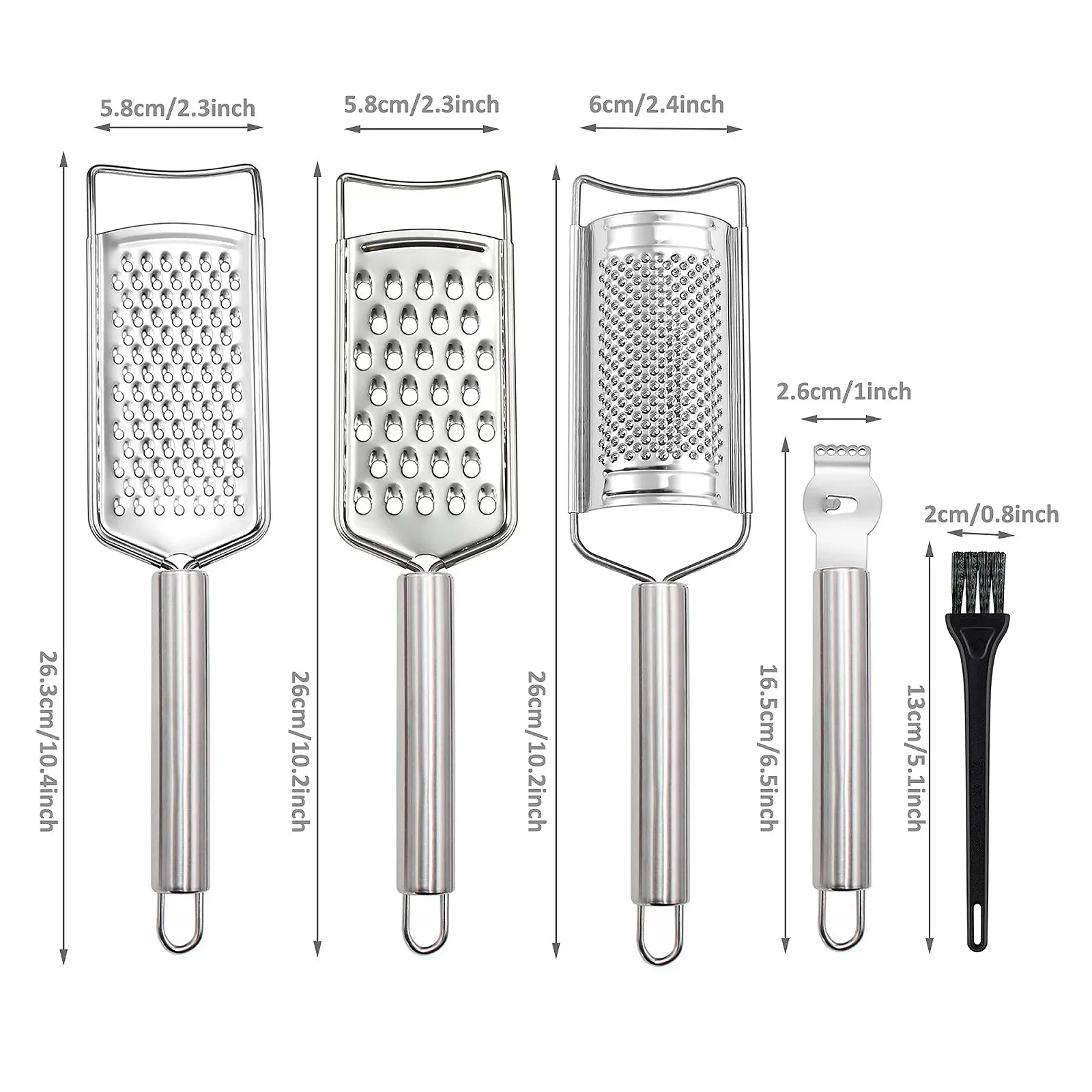 Набор терок из нержавеющей стали Tongjude, фото №9