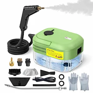 Купити Ручний пароочисник 2200 W 1200 ml 10 аксесуарів портативний - Фото 1 Ручний пароочисник 2200 W 1200 ml 10 аксесуарів портативний - Фото 1