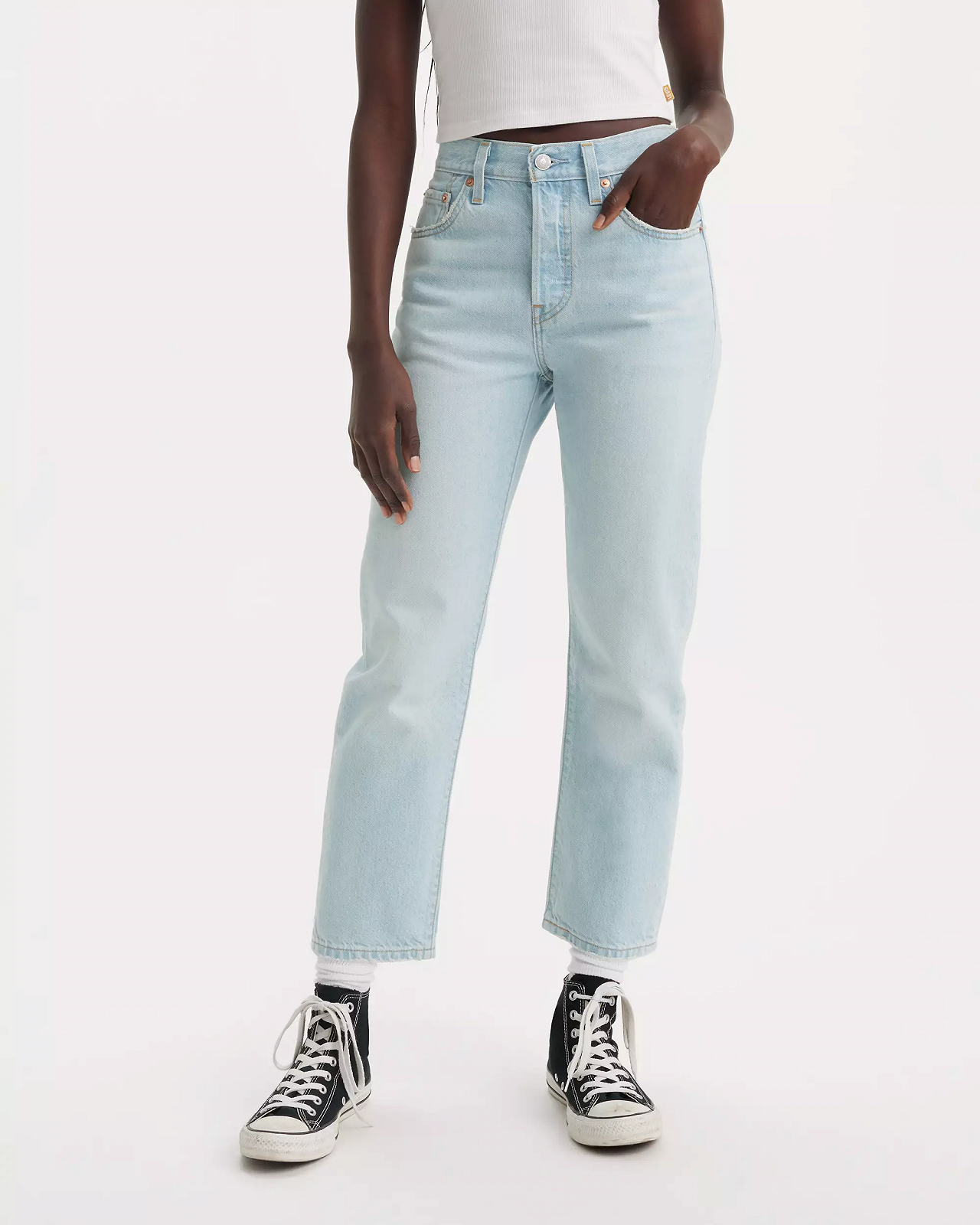 Женские джинсы Levis - 501 Crop Lightweight Make Memorable Lt - Womens - 31, фото №2