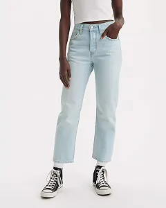 Жіночі джинси Levis - 501 Crop Lightweight Make Memorable Lt - Womens - 31 synthetic.ua - Фото 1