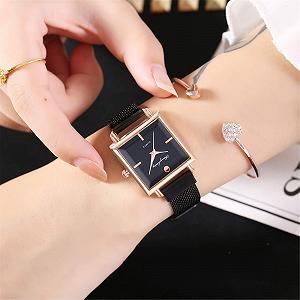 Женские часы Generisch Модные часы Цветочный Ремешок Кварцевые Сталь Нержавеющая сталь Стразы synthetic.ua - Фото 1