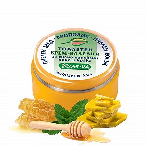 Крем для рук и ног VA Восстанавливающий с прополисом, медом и пчелиным воском 40 мл - Фото 1