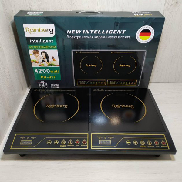 Электроплита индукционная Rainberg RB-817 4200W, фото №1 Электроплита индукционная Rainberg RB-817 4200W, фото №1