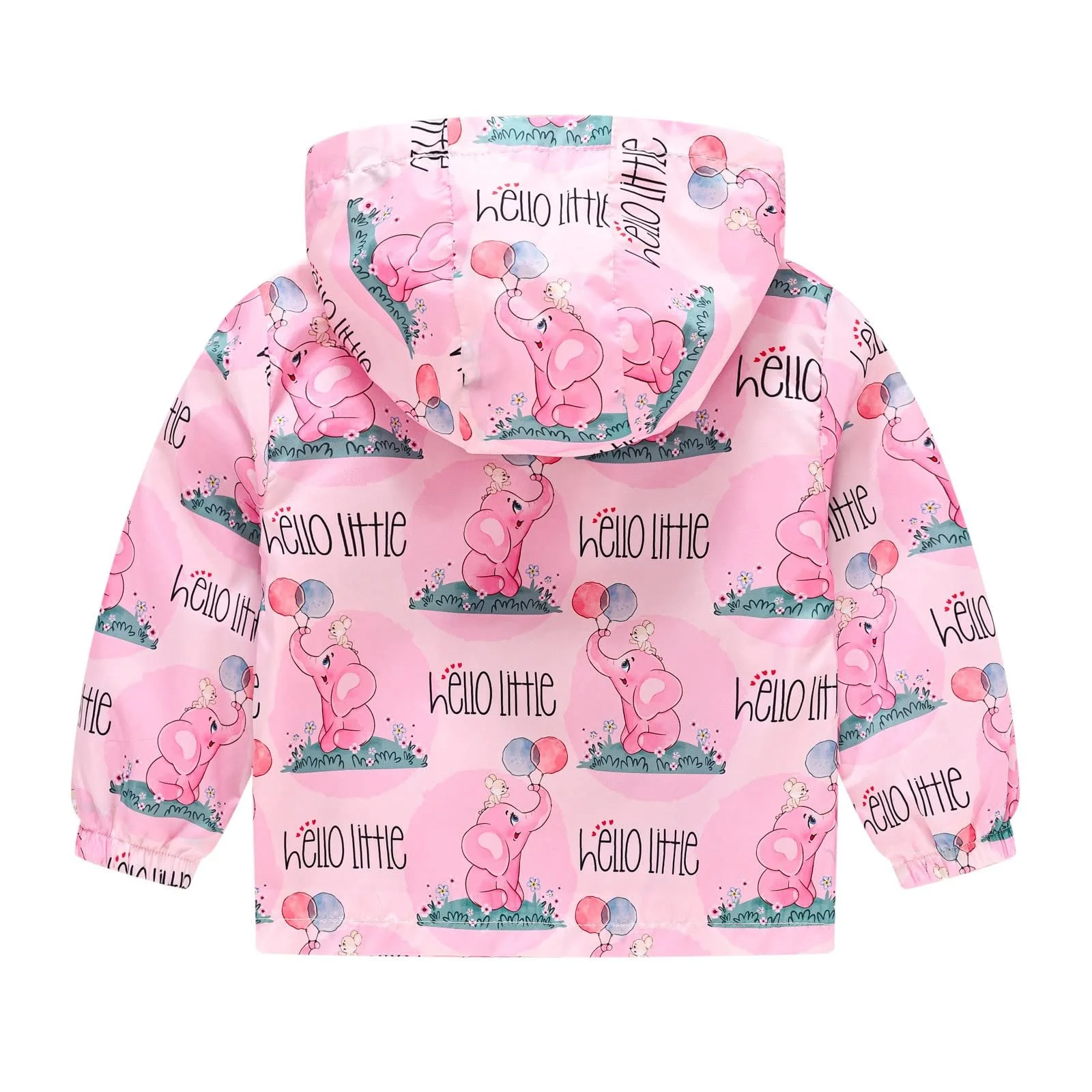 Куртка для мальчиков, с капюшоном и принтом, повседневная, фото №2