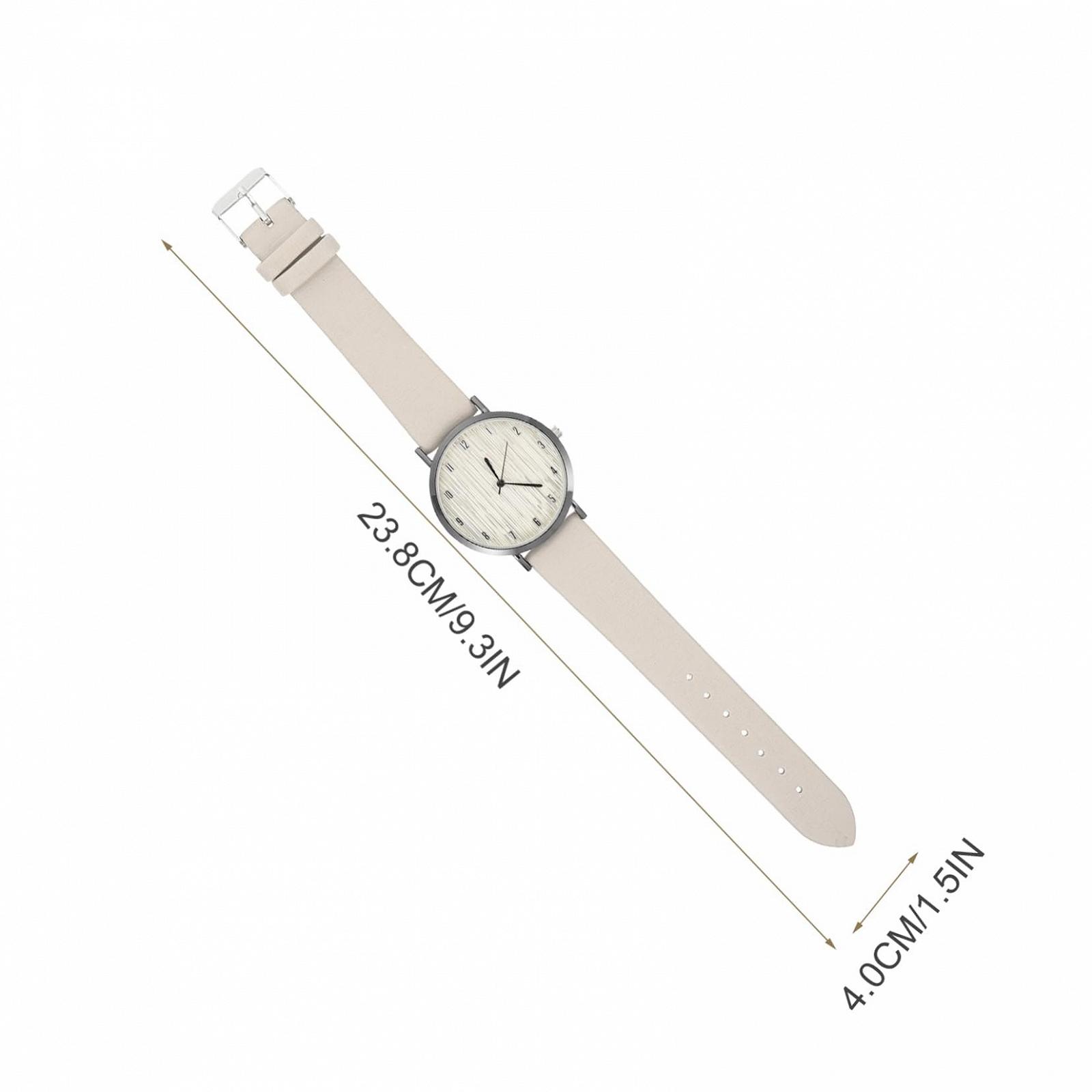 Кварцовий годинник Healvian Тонкий Жіночий Годинник з нержавіючої сталі Шкіра Рожевий, фото №3 Кварцовий годинник Healvian Тонкий Жіночий Годинник з нержавіючої сталі Шкіра Рожевий, фото №3