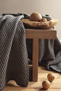 Плед Biederlack 150 x 200 см Мокко synthetic.ua - Фото 1