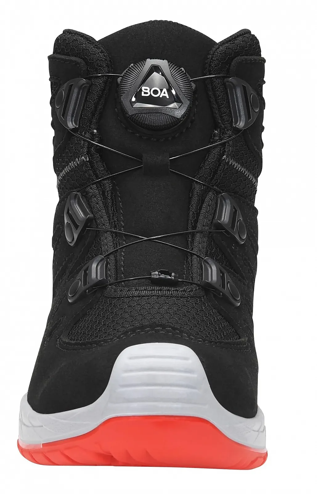 Дитяче взуття ELTEN Outdoor Maddox Kids BOA Чорно-червоне Mid для дівчат та хлопчиків, фото №4 Дитяче взуття ELTEN Outdoor Maddox Kids BOA Чорно-червоне Mid для дівчат та хлопчиків, фото №4