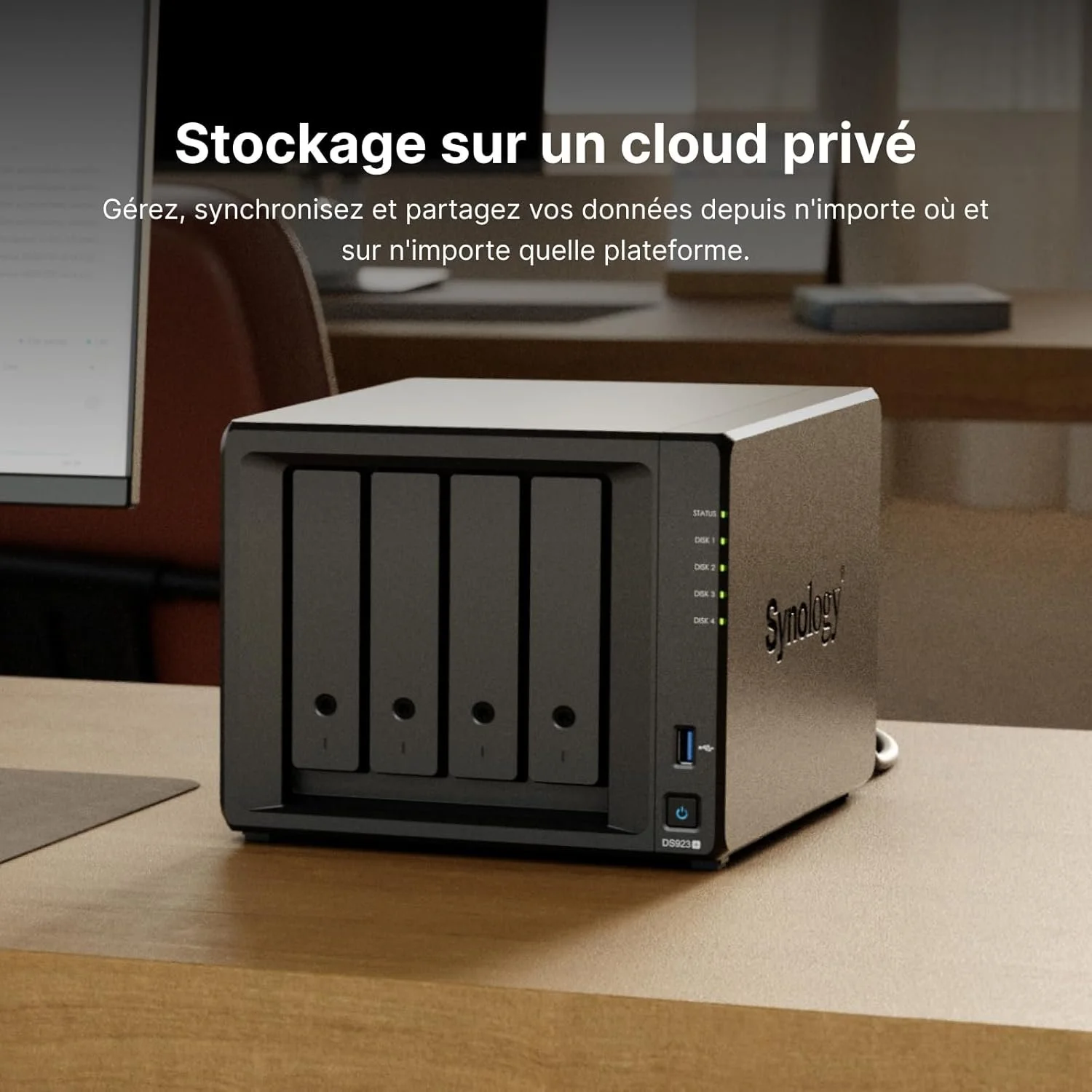 Мережеве сховище Synology DS923+ Чорне, фото №5