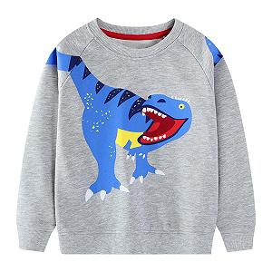 Світшот FILOWA для хлопчиків, бавовняний пуловер з довгими рукавами synthetic.ua - Фото 1