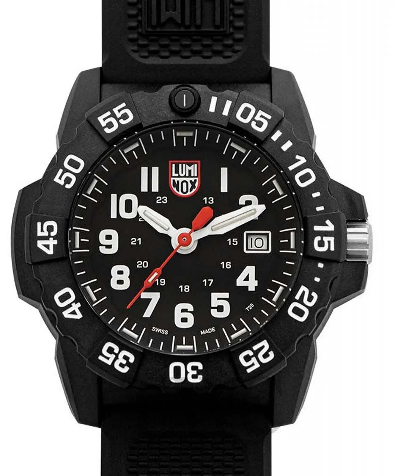 Часы Luminox Modern XS.3501.F Мужские Аналоговые Кварцевый Механизм Swiss Ремешок Резиновый, черный, фото №2 Часы Luminox Modern XS.3501.F Мужские Аналоговые Кварцевый Механизм Swiss Ремешок Резиновый, черный, фото №2