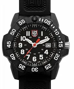Часы Luminox Modern XS.3501.F Мужские Аналоговые Кварцевый Механизм Swiss Ремешок Резиновый, черный synthetic.ua - Фото 1