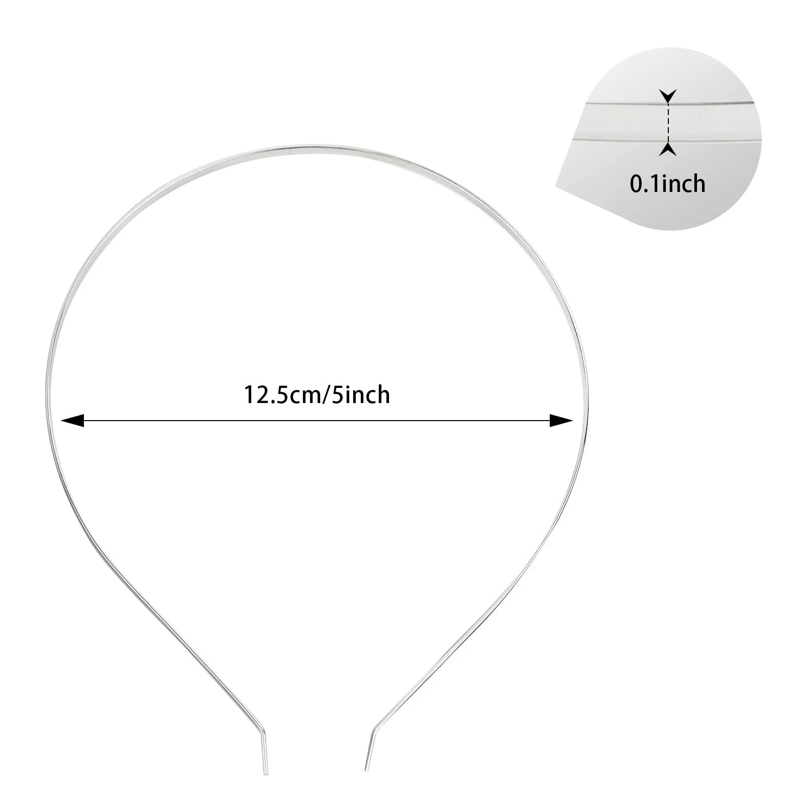 Обруч Металевий 3 mm, набір 30 штук, фото №5