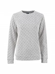 Свитшот s'questo Jacquard Зеленый Коллекция Soquesto Love Letters - Фото 1