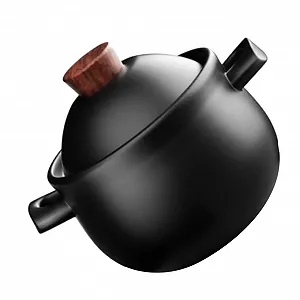 Кастрюля керамическая SOLUSTRE термостойкая для газовых плит - Фото 1