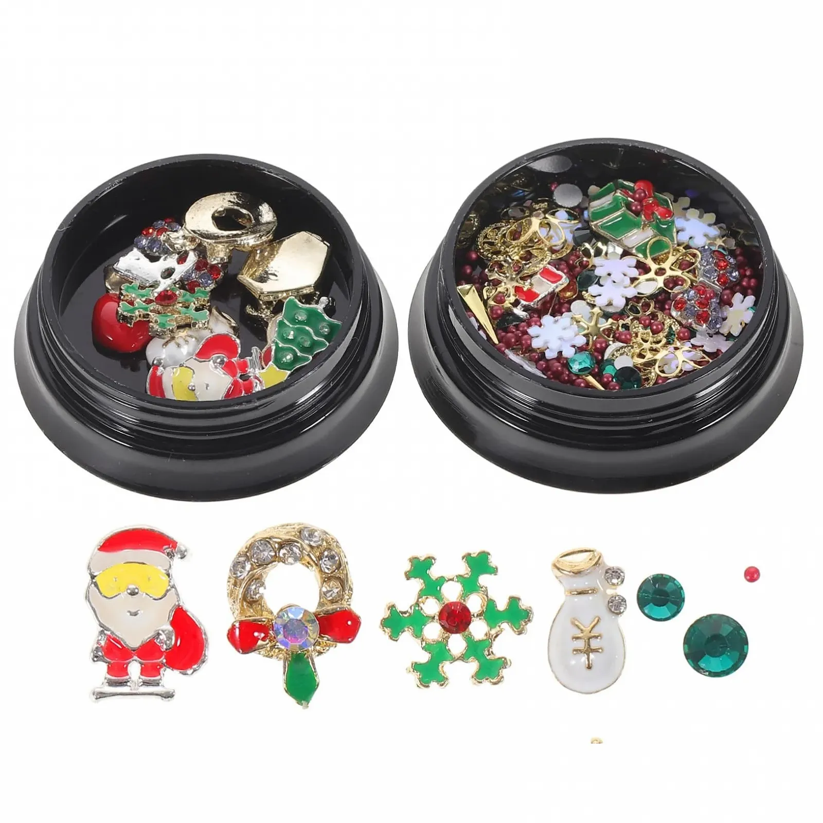 Наклейки для ногтей Тыква Паук, набор 2 шт., фото №1