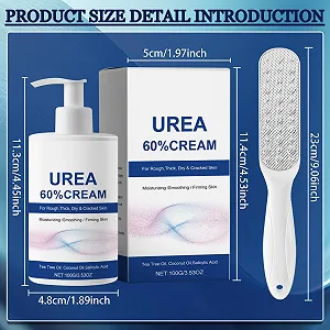 Крем для ног Urea Cream 60% с набором для ухода 100 г synthetic.ua - Фото 1
