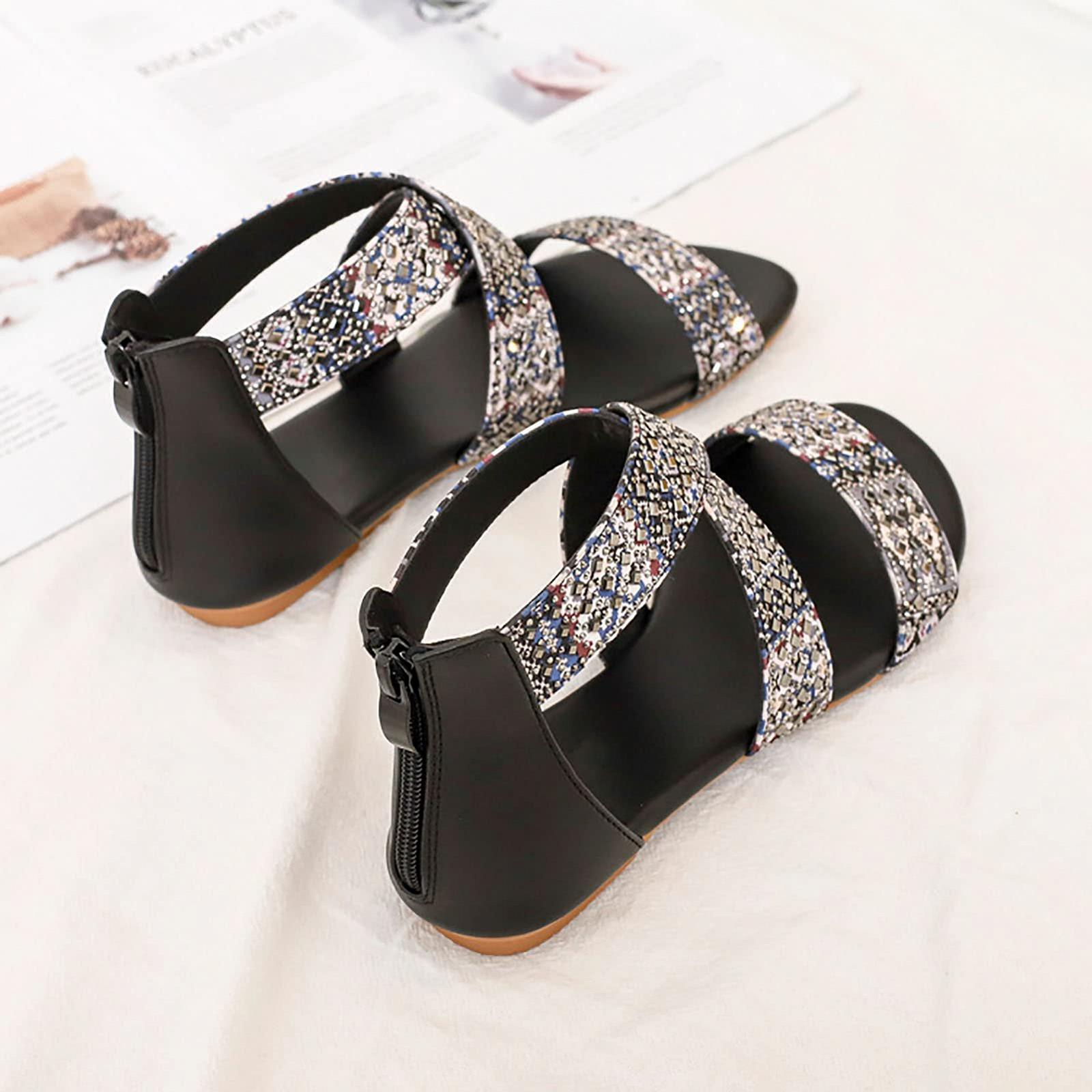 Літні Сандалі Без Каблука Відкриті Пляжні Жіночі, фото №4 Літні Сандалі Без Каблука Відкриті Пляжні Жіночі, фото №4