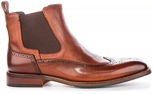 Челси ботинки JUSTINREESS England Warren Мужские Кожа Долото Носок synthetic.ua - Фото 1