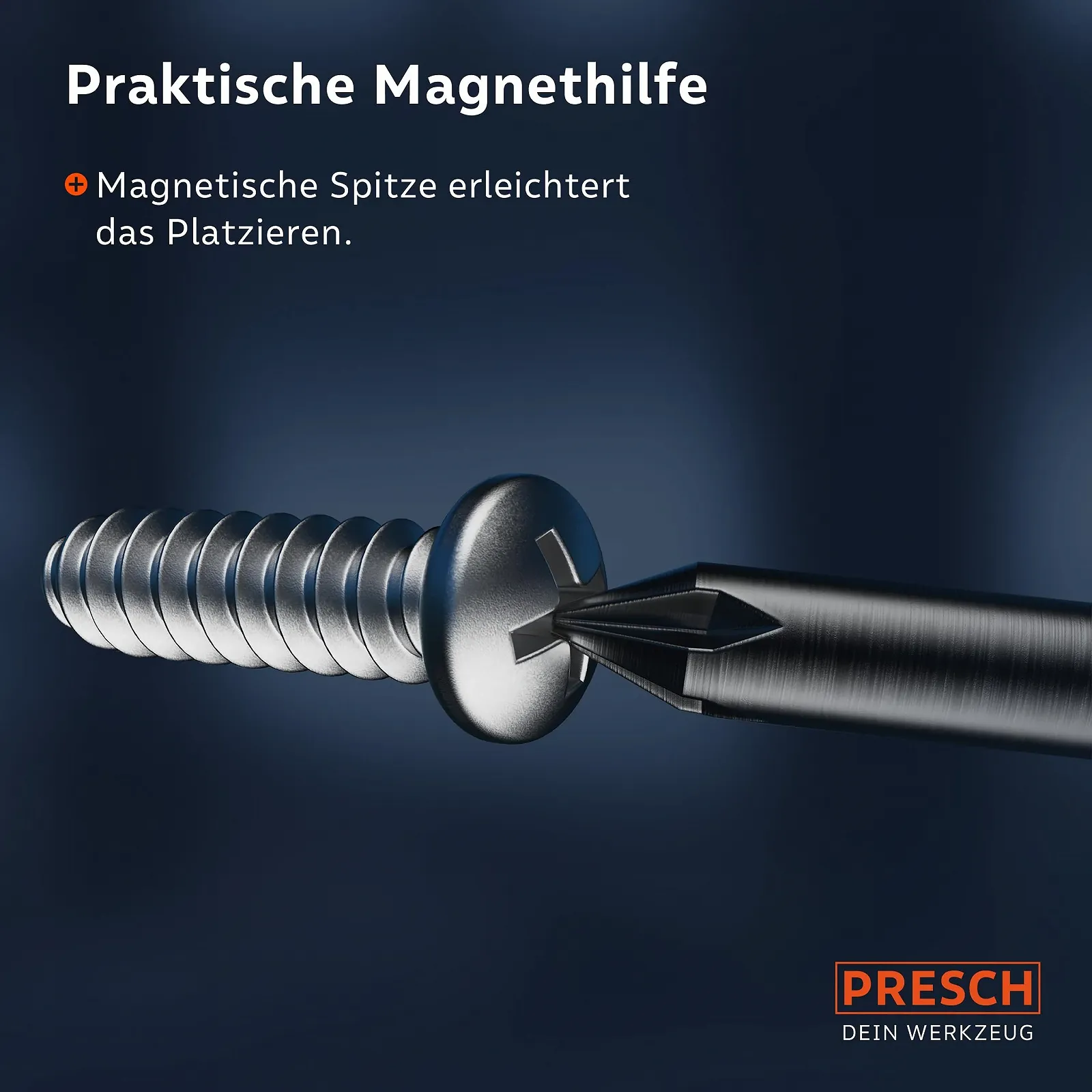 Набір викруток Presch 7 предметів магнітні шліцьові та хрестові Професійні, фото №4