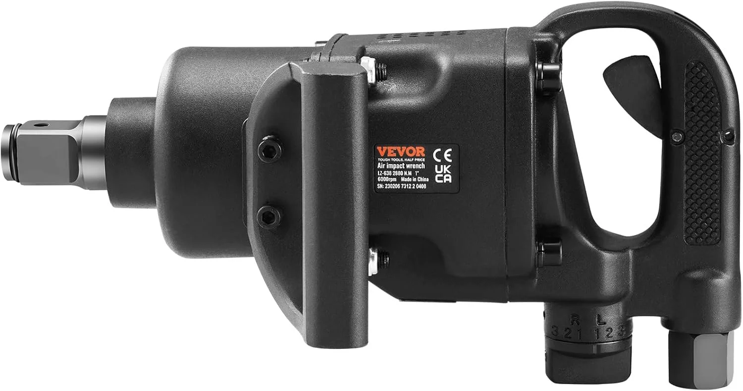 Пневматический ударный гайковерт VEVOR LZ-638 Черный, фото №2