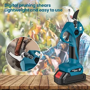 Акумуляторний електричний секатор телескопічна штанга 2 м 40 мм 2 акумулятори synthetic.ua - Фото 1