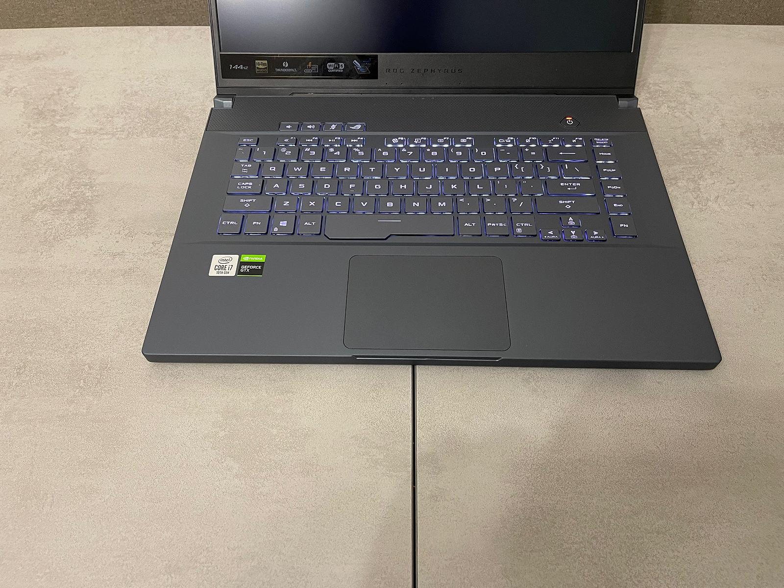 Ігровий ноутбук ASUS ROG Zephyrus M15 GU502LU, 15,6" FHD IPS 144Hz, i7-10750H, 16GB, 512GB, NVIDIA GeForce GTX 1660 Ti 6GB, фото №4