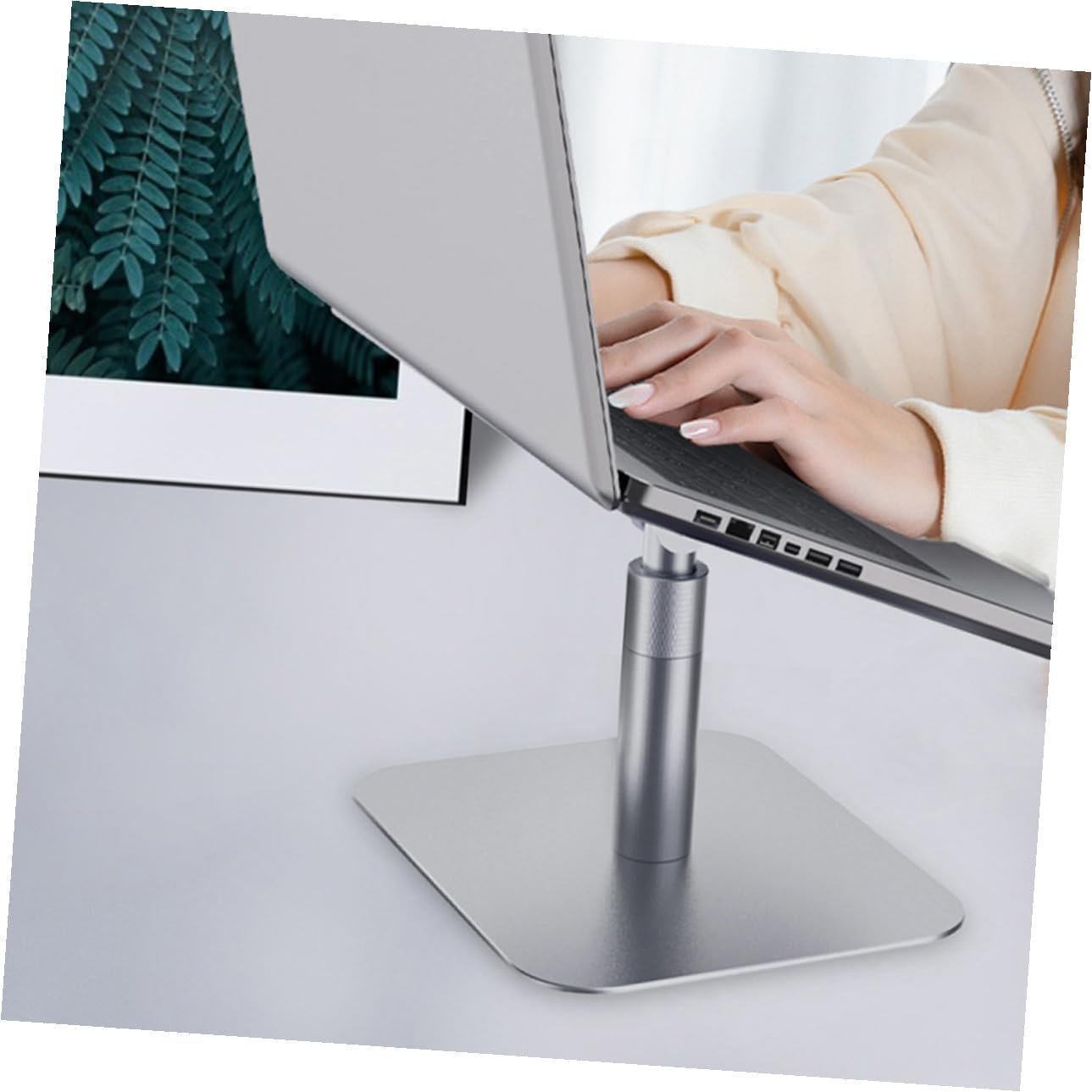 Регульована складна підставка для ноутбука з міцного матеріалу Gatuida з нековзким портативним, фото №6