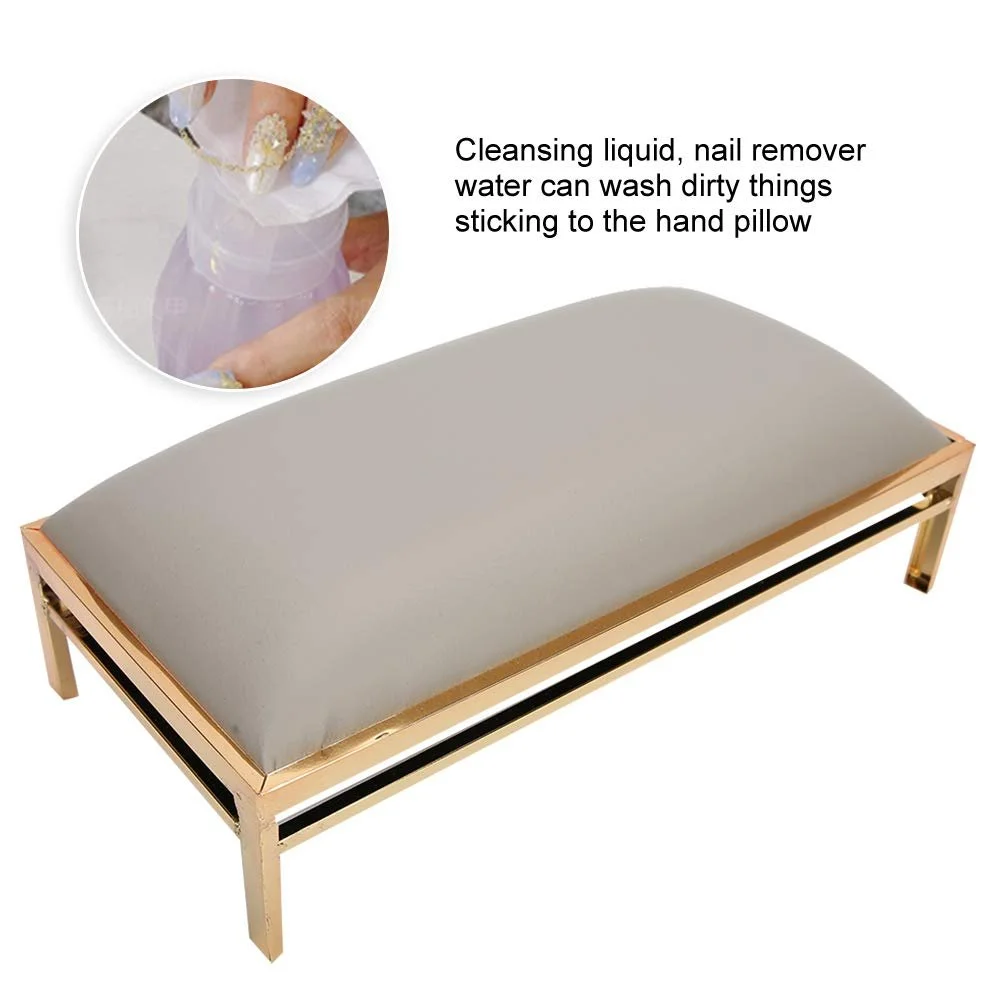 Подставка для рук для маникюра из искусственной кожи Серый, фото №3