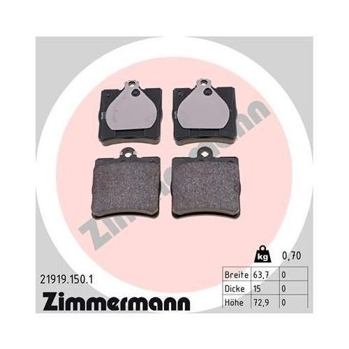 Тормозной диск ZIMMERMANN SPORT Z 400.1443.52 для CHRYSLER MERCEDES-BENZ, фото №6