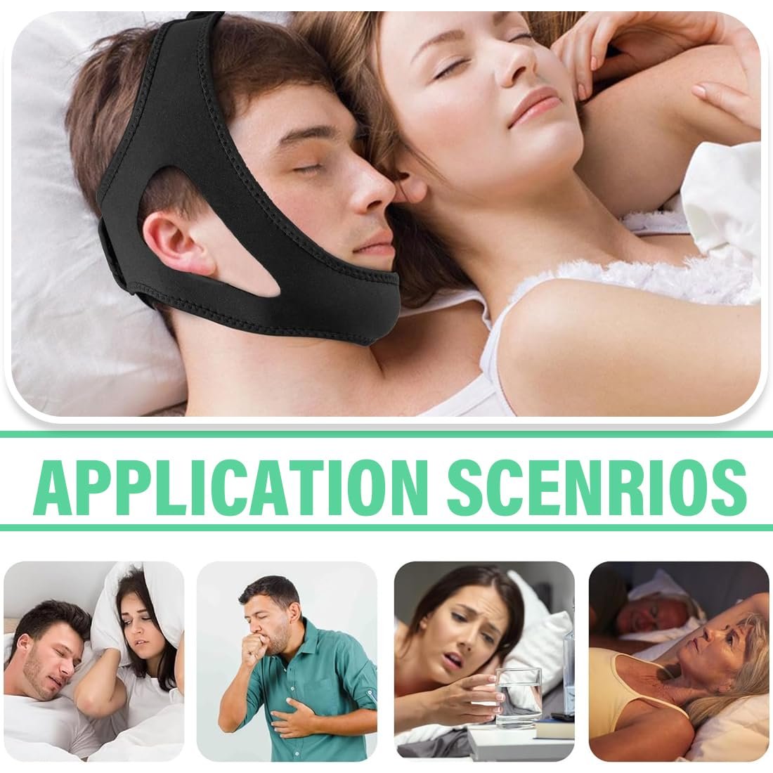 Ремінь для підборіддя проти хропіння, фото №5