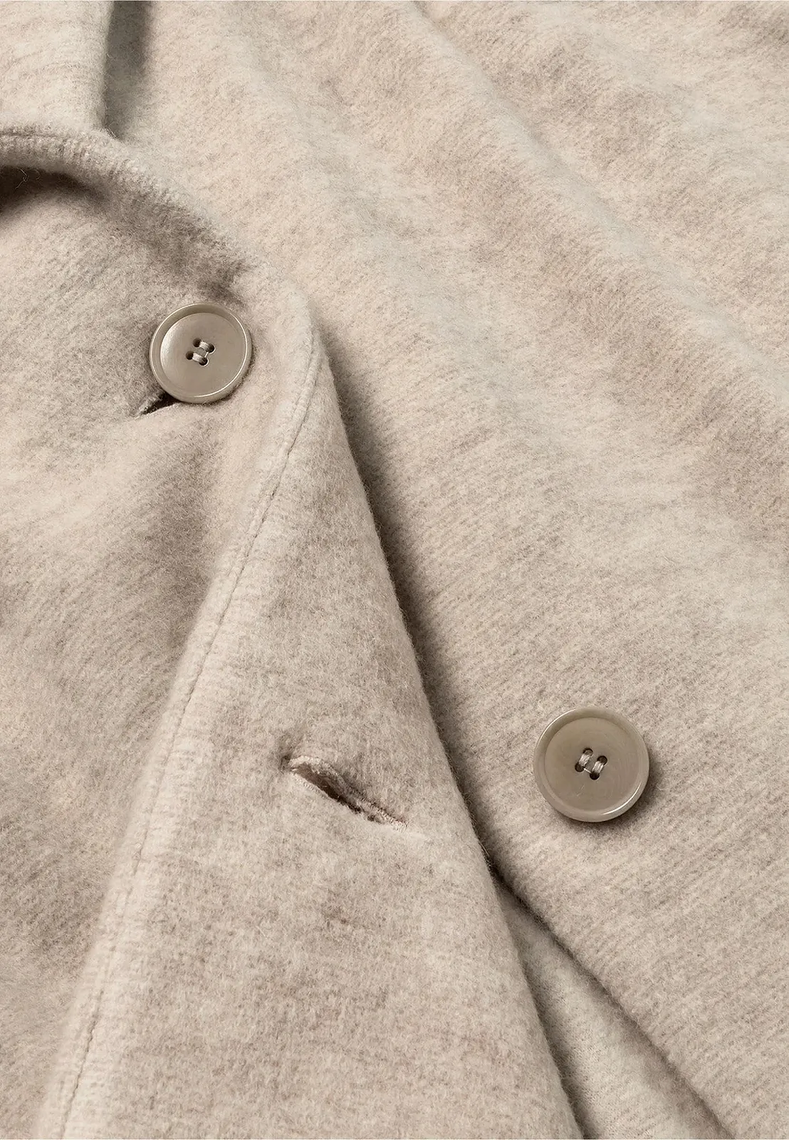 Пальто hessnatur Wollfleece Regular з органічної мериносової вовни з органічною бавовною, фото №3 Пальто hessnatur Wollfleece Regular з органічної мериносової вовни з органічною бавовною, фото №3