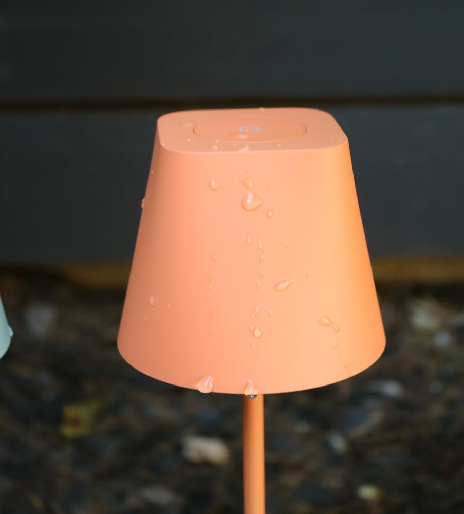 Настільна лампа Unilux Ava LED акумуляторна вулична IP44 регульована яскравість та колірна температура помаранчева, фото №7