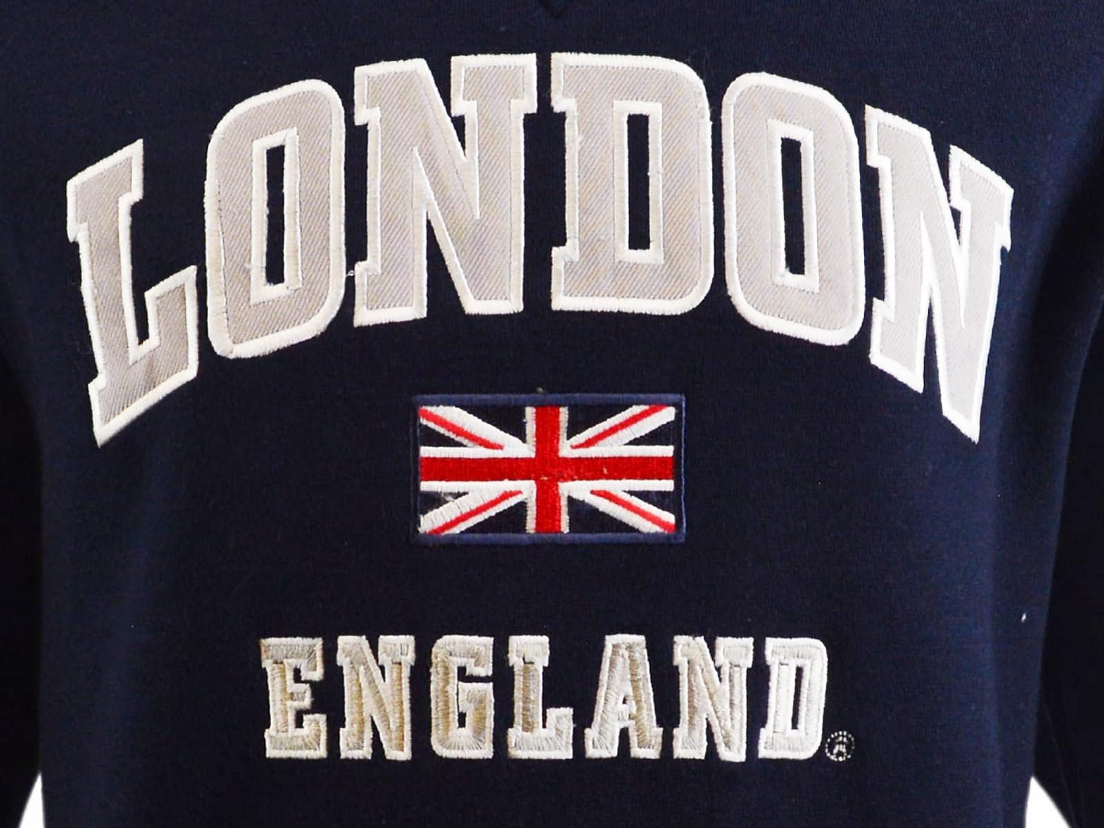 Дитячий світшот London England Desert Cancel Navy Grey Off White Polar White, фото №3