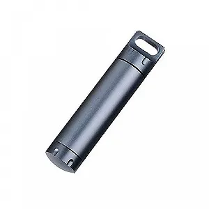 Капсула для виживання SENRISE, водонепроникна алюмінієва герметична пляшка EDC, інструмент в надзвичайних ситуаціях для полювання, кемпінгу, альпінізму (сірий, 4 шт.) - Фото 1