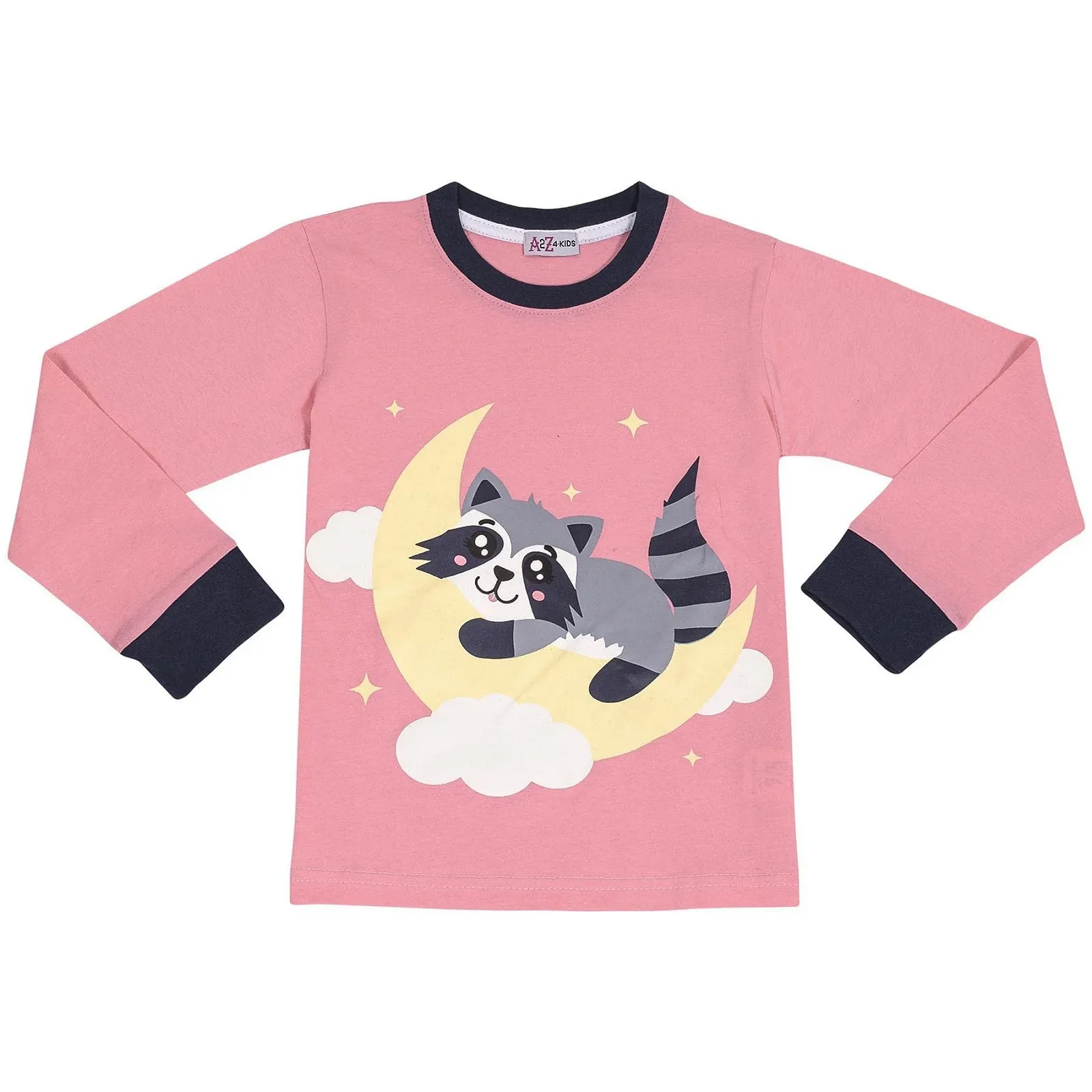 Піжама A2Z 4 Kids для дівчат, комплект 2 шт., з принтом місяця та єнота, фото №2