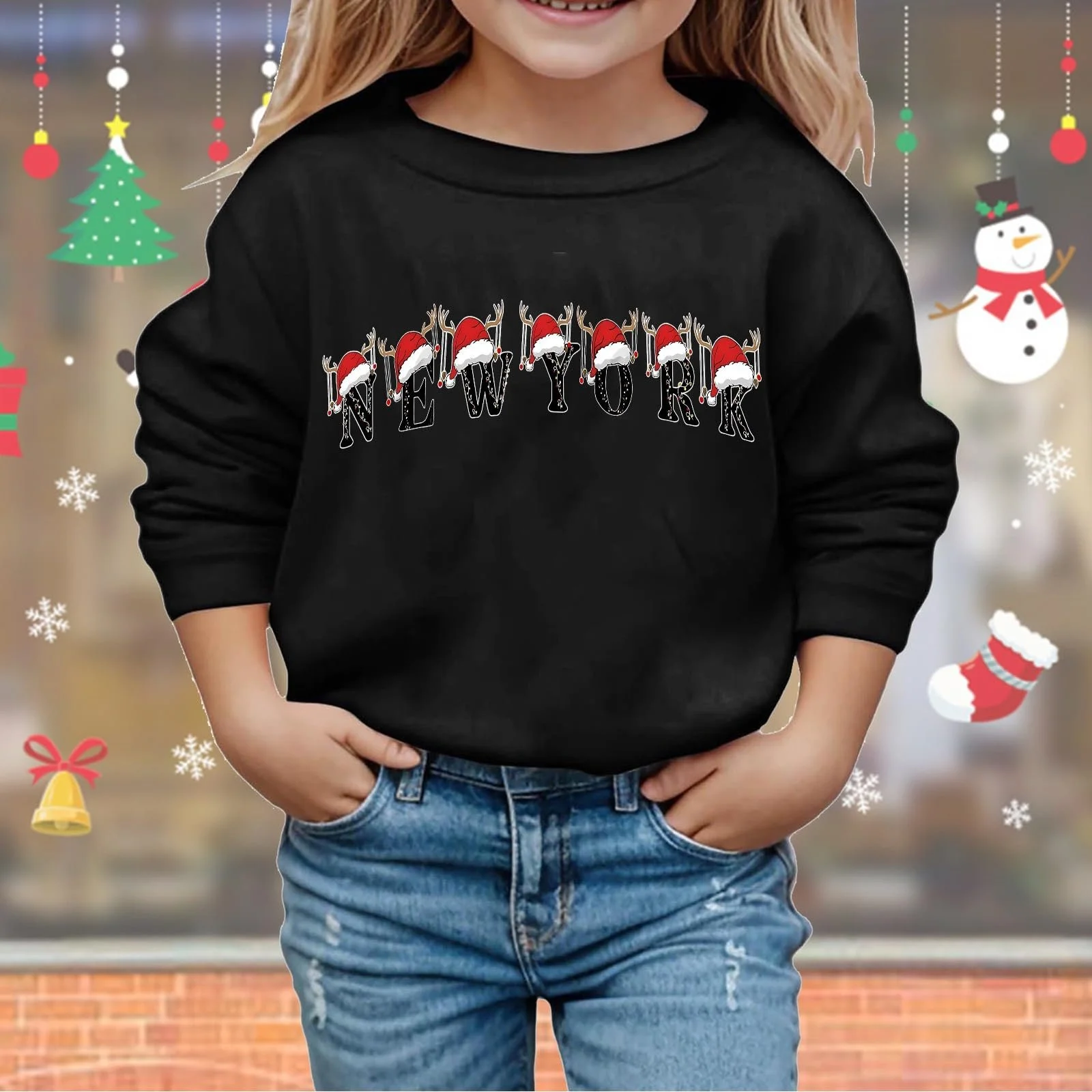 Різдвяний світшот для дівчинки, фото №3