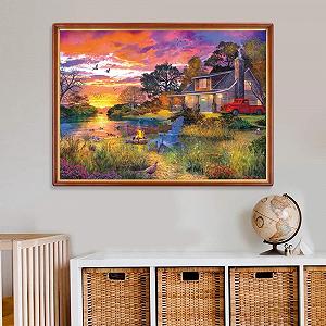 Пазл Happy Farmhouse 1000 деталей 70 x 50 см synthetic.ua - Фото 1