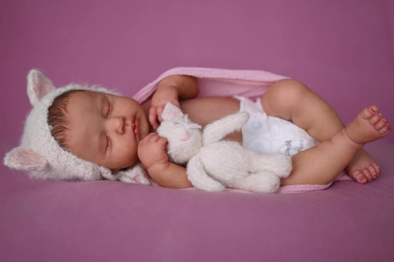 Лялька Zero pam Reborn Baby Full Silicone 50 см Ніжно-рожева, фото №3