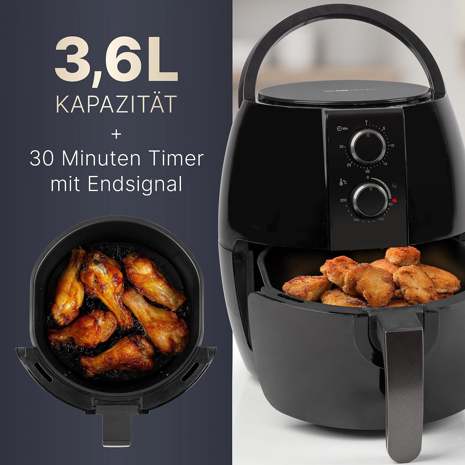 Фритюрница Clatronic FR 3780 H 3.6 л 80 °C - 200 °C 1350 Вт, фото №2