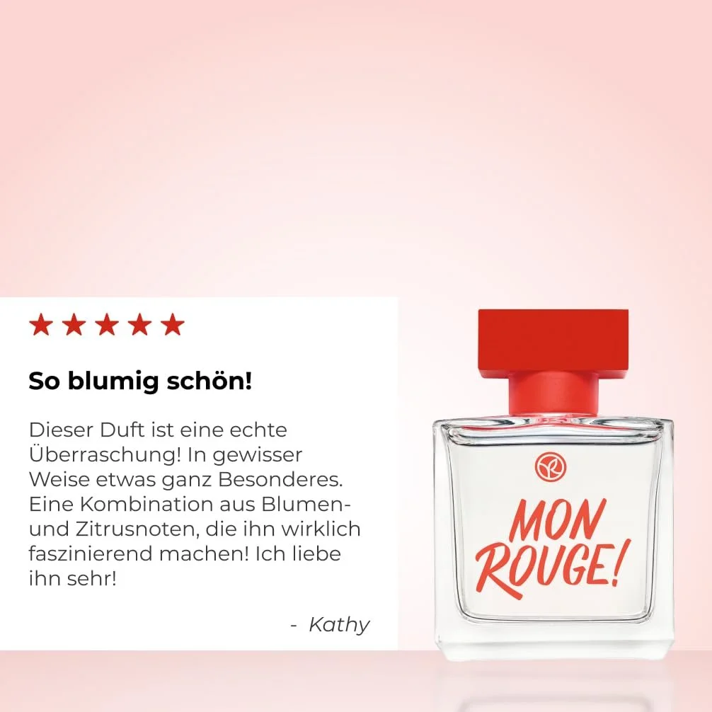 Парфюмированная вода Yves Rocher Mon Rouge! Пачули, нероли и ирис 50 мл, фото №4