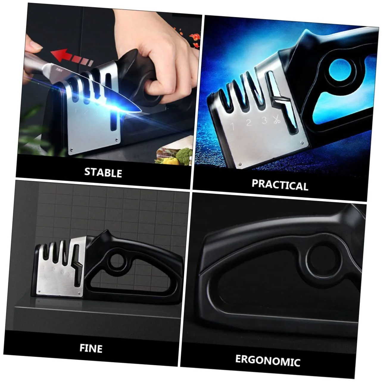 Точило для ножів Cabilock багатофункціональна ергономічна для швидкого заточування, фото №8