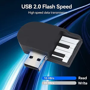 USB Flash Drive Piano Shape High Speed USB 2.0 ціна на synthetic.ua - Фото 1 USB Flash Drive Piano Shape High Speed USB 2.0 synthetic.ua - Фото 1