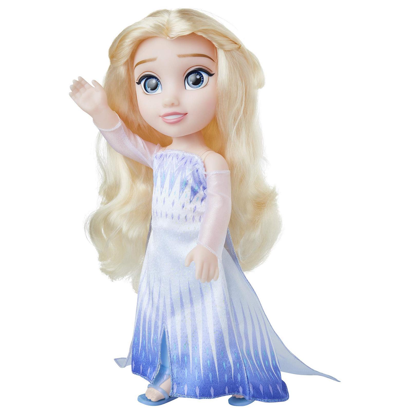 Лялька Jakks Frozen 2 Святкова Ельза, в комплекті пара взуття та сережки, фото №3