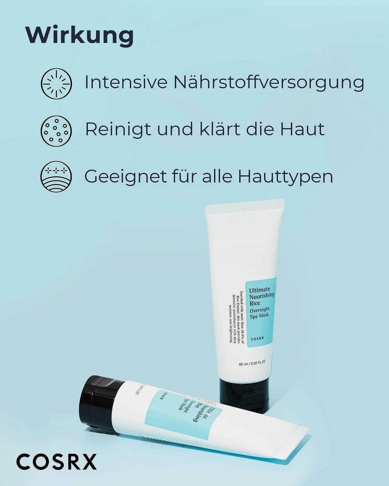 Маска Cosrx Ultimative Pflegende Reis-Spa 60 мл, фото №3 Маска Cosrx Ultimative Pflegende Reis-Spa 60 мл, фото №3
