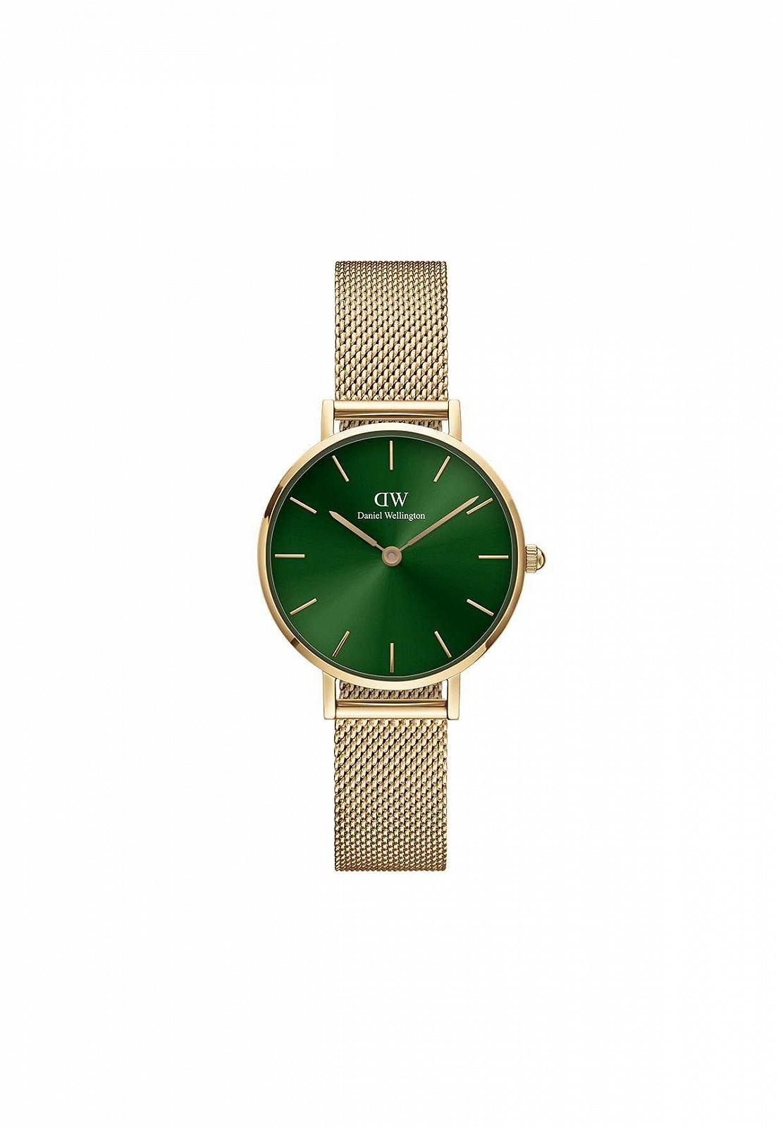Часы Daniel Wellington Petite 28 мм Double Plated Stainless Steel (316L) Золотой, Зеленый, Modern Classic, фото №8